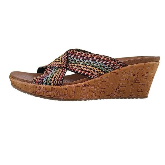 Skechers Women's Beverlee-Delighted Wedge Sandal Size 7 - Picture 2 of 11